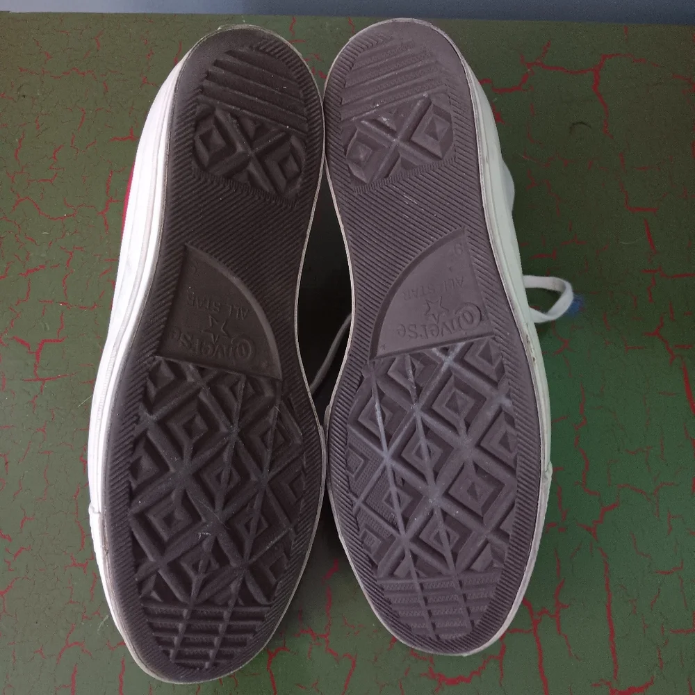 Converse Play Comme Des Garcons High Top White Shoes M9 W11 - Picture 7 of 7